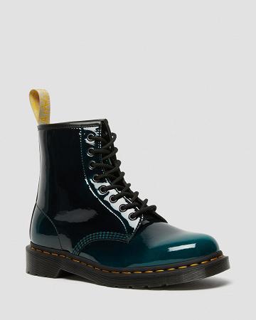 Botas con Cordones Dr Martens Vegan 1460 Gloss Hombre Negros | MX 265ILH